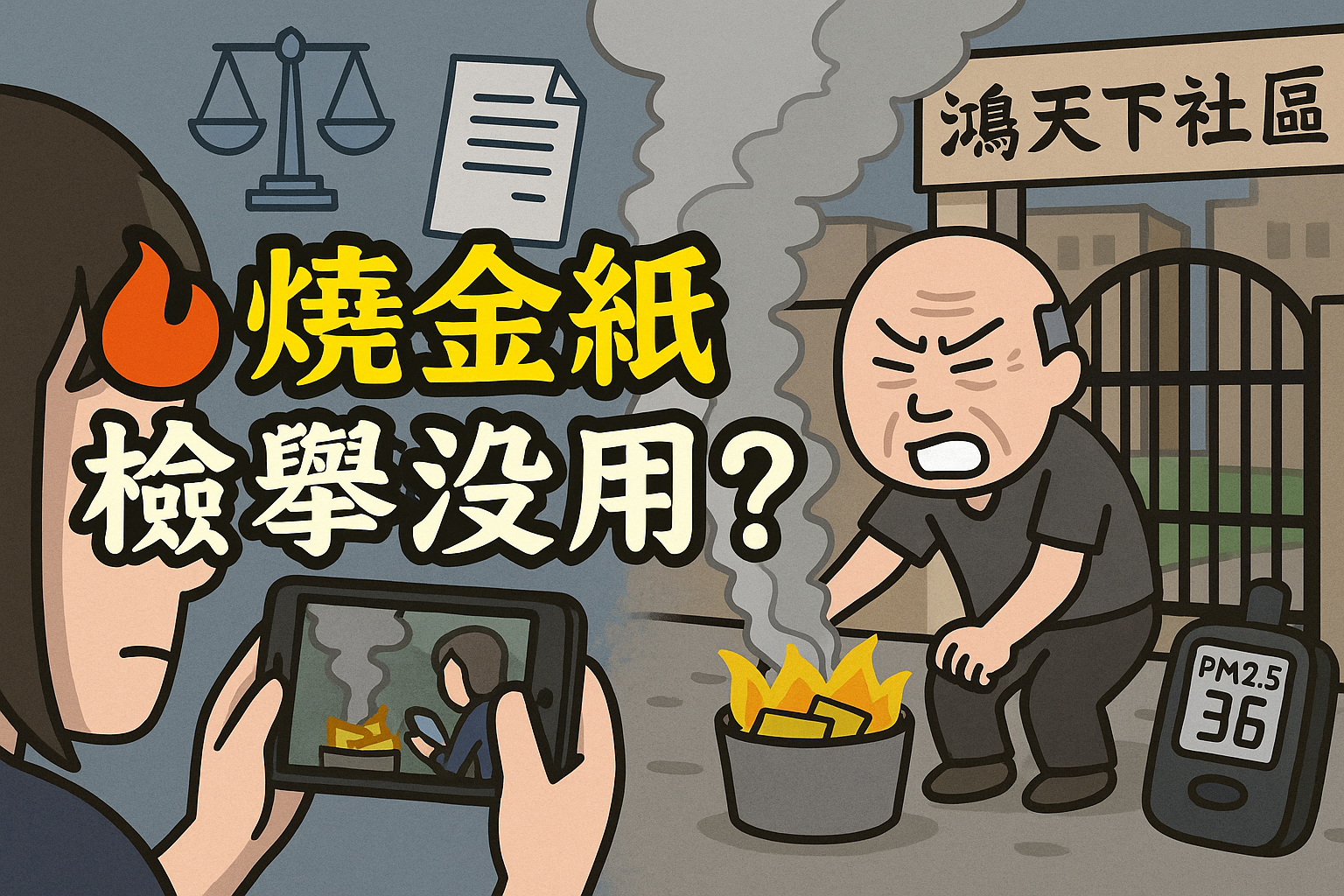 燒金紙檢舉沒用?